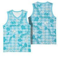 Polu Aloha Hawaii Basketball Jersey Plumeria Lei With Palaka Motif - Polynesian Pride