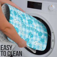 Polu Aloha Hawaii Bathroom Set Plumeria Lei With Palaka Motif - Polynesian Pride