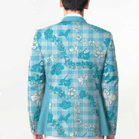 Polu Aloha Hawaii Blazer Plumeria Lei With Palaka Motif - Polynesian Pride