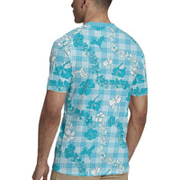 Polu Aloha Hawaii Rugby Jersey Plumeria Lei With Palaka Motif - Polynesian Pride