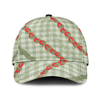 Omaomao Aloha Hawaii Classic Cap Rosebud Lei With Palaka Motif LT14 Universal Fit Green - Polynesian Pride