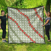 Omaomao Aloha Hawaii Quilt Rosebud Lei With Palaka Motif - Polynesian Pride