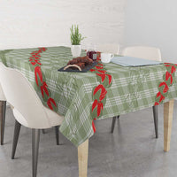 Omaomao Aloha Hawaii Tablecloth Rosebud Lei With Palaka Motif - Polynesian Pride