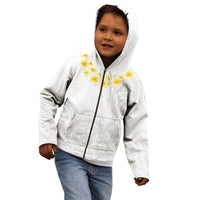 Personalised Samoa White Sunday Kid Hoodie Lotu Tamaiti 2023 With Coat Of Arms LT14 - Polynesian Pride