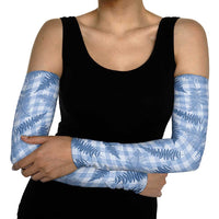 Blue Palaka Hawaii Palapalai Arm Sleeves Hawaiian Fern LT14 - Polynesian Pride