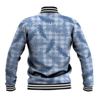 Blue Palaka Hawaii Palapalai Baseball Jacket Hawaiian Fern LT14 - Polynesian Pride