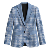 Blue Palaka Hawaii Palapalai Blazer Hawaiian Fern - Polynesian Pride