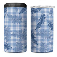 Blue Palaka Hawaii Palapalai 4 in 1 Can Cooler Tumbler Hawaiian Fern - Polynesian Pride