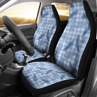 Blue Palaka Hawaii Palapalai Car Seat Cover Hawaiian Fern - Polynesian Pride