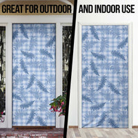 Blue Palaka Hawaii Palapalai Door Cover Hawaiian Fern LT14 - Polynesian Pride