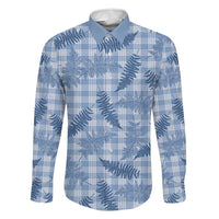 Blue Palaka Hawaii Palapalai Family Matching Puletasi and Hawaiian Shirt Hawaiian Fern - Polynesian Pride