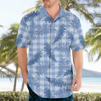Blue Palaka Hawaii Palapalai Hawaiian Shirt Hawaiian Fern LT14 - Polynesian Pride