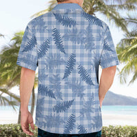 Blue Palaka Hawaii Palapalai Hawaiian Shirt Hawaiian Fern LT14 - Polynesian Pride