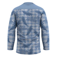 Blue Palaka Hawaii Palapalai Hockey Jersey Hawaiian Fern LT14 - Polynesian Pride