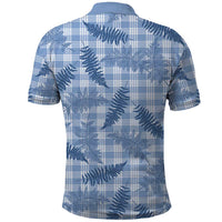 Blue Palaka Hawaii Palapalai Polo Shirt Hawaiian Fern LT14 - Polynesian Pride