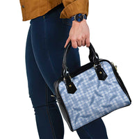 Blue Palaka Hawaii Palapalai Shoulder Handbag Hawaiian Fern LT14 - Polynesian Pride