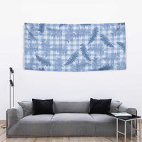 Blue Palaka Hawaii Palapalai Tapestry Hawaiian Fern - Polynesian Pride