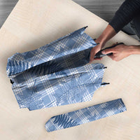Blue Palaka Hawaii Palapalai Umbrella Hawaiian Fern LT14 - Polynesian Pride