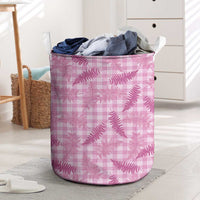 Purple Palaka Hawaii Palapalai Laundry Basket Hawaiian Fern LT14 Purple - Polynesian Pride