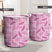 Purple Palaka Hawaii Palapalai Laundry Basket Hawaiian Fern LT14 - Polynesian Pride