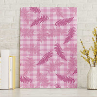 Purple Palaka Hawaii Palapalai Canvas Wall Art Hawaiian Fern LT14 Without Frame Purple - Polynesian Pride