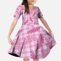 Purple Palaka Hawaii Palapalai Family Matching Long Sleeve Bodycon Dress and Hawaiian Shirt Hawaiian Fern - Polynesian Pride