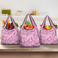 Purple Palaka Hawaii Palapalai Grocery Bag Hawaiian Fern LT14 3-pack One Size Purple - Polynesian Pride