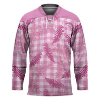 Purple Palaka Hawaii Palapalai Hockey Jersey Hawaiian Fern - Polynesian Pride
