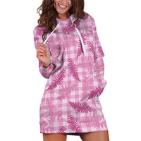 Purple Palaka Hawaii Palapalai Hoodie Dress Hawaiian Fern - Polynesian Pride