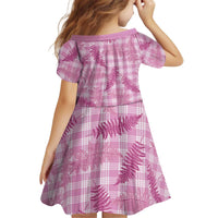 Purple Palaka Hawaii Palapalai Kid Short Sleeve Dress Hawaiian Fern LT14 - Polynesian Pride