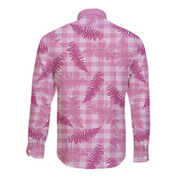 Purple Palaka Hawaii Palapalai Long Sleeve Button Shirt Hawaiian Fern LT14 - Polynesian Pride