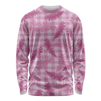 Purple Palaka Hawaii Palapalai Long Sleeve Shirt Hawaiian Fern LT14 Unisex Purple - Polynesian Pride
