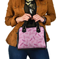 Purple Palaka Hawaii Palapalai Shoulder Handbag Hawaiian Fern LT14 - Polynesian Pride