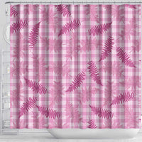 Purple Palaka Hawaii Palapalai Shower Curtain Hawaiian Fern - Polynesian Pride