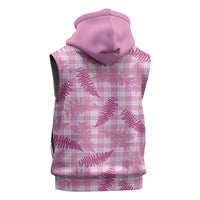 Purple Palaka Hawaii Palapalai Sleeveless Zip Hoodie Hawaiian Fern LT14 - Polynesian Pride