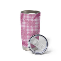 Purple Palaka Hawaii Palapalai Tumbler Cup Hawaiian Fern - Polynesian Pride
