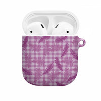 Pink Palaka Hawaii Palapalai AirPods Case Hawaiian Fern LT14 Pink - Polynesian Pride