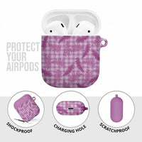 Pink Palaka Hawaii Palapalai AirPods Case Hawaiian Fern - Polynesian Pride