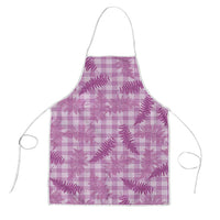 Pink Palaka Hawaii Palapalai Apron Hawaiian Fern - Polynesian Pride