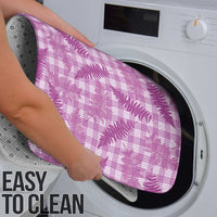 Pink Palaka Hawaii Palapalai Bathroom Set Hawaiian Fern - Polynesian Pride