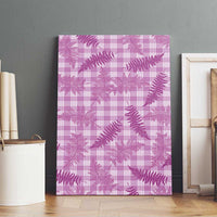 Pink Palaka Hawaii Palapalai Canvas Wall Art Hawaiian Fern LT14 - Polynesian Pride