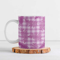 Pink Palaka Hawaii Palapalai Ceramic Mug Hawaiian Fern LT14 Pink - Polynesian Pride