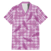 Pink Palaka Hawaii Palapalai Family Matching Mermaid Dress and Hawaiian Shirt Hawaiian Fern - Polynesian Pride