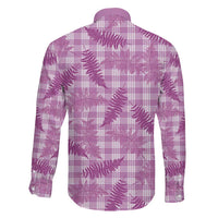 Pink Palaka Hawaii Palapalai Family Matching Mermaid Dress and Hawaiian Shirt Hawaiian Fern - Polynesian Pride