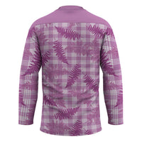 Pink Palaka Hawaii Palapalai Hockey Jersey Hawaiian Fern LT14 - Polynesian Pride