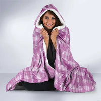 Pink Palaka Hawaii Palapalai Hooded Blanket Hawaiian Fern LT14 - Polynesian Pride