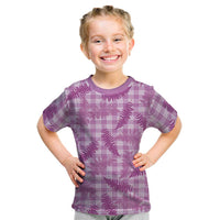Pink Palaka Hawaii Palapalai Kid T Shirt Hawaiian Fern LT14 Pink - Polynesian Pride