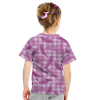 Pink Palaka Hawaii Palapalai Kid T Shirt Hawaiian Fern LT14 - Polynesian Pride