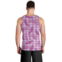 Pink Palaka Hawaii Palapalai Men Tank Top Hawaiian Fern LT14 - Polynesian Pride