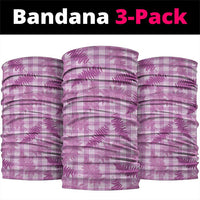 Pink Palaka Hawaii Palapalai Neck Gaiter Hawaiian Fern LT14 package One Size: 25*50cm Pink - Polynesian Pride